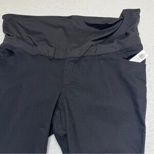 Old Navy NWT Maternity Skinny Jeans Pull-On Black Size 20 Long